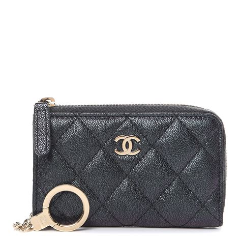 key wallet chanel|Chanel Classic Zipped Key Holder .